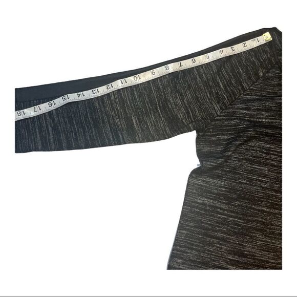 𝅺TWIK by Simons sweater dress long sleeve scoop neck black gray marled size M - Picture 14 of 15